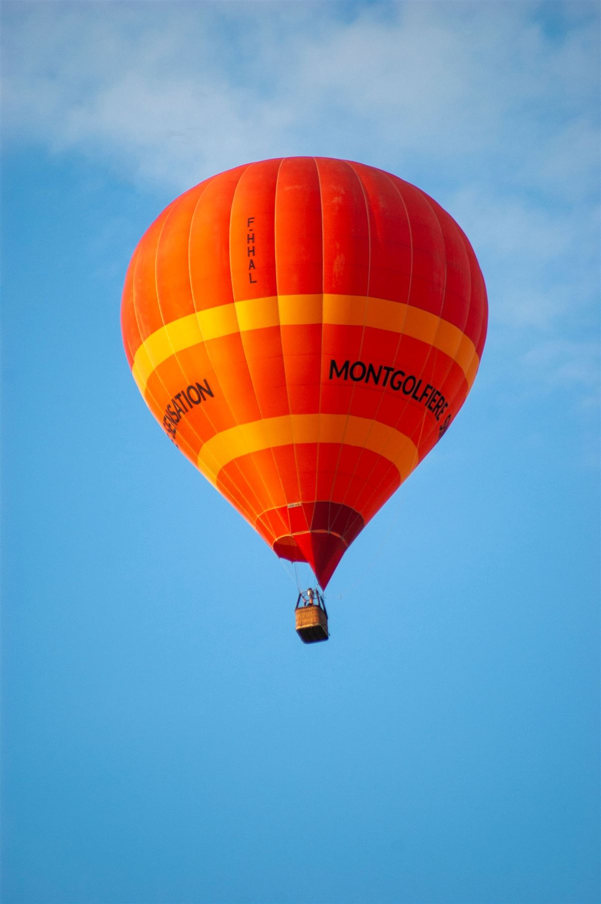 Hot-air balloon over the Loire Valley